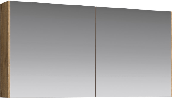 Зеркальный шкаф AQWELLA Mobi 120 см, MOB0412+MOB0717DB