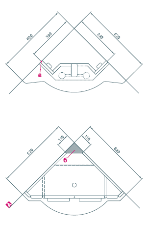 Схема подключения Акватон Альтаир угловой.