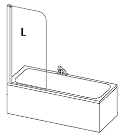 Схема шторки для ванной