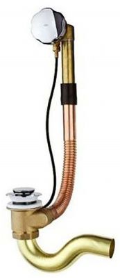 Слив-перелив Timo 8003 полуавтомат Хром