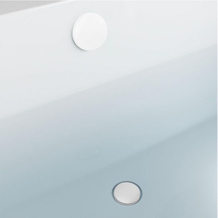 Слив-перелив Wellsee Useful Extras 231913000 click-clack цвет Белый матовый