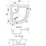 Акриловый поддон для душа Ravak Sabina 90х90 LA A217001020 Белый Акриловый поддон для душа Ravak Sabina 90х90 LA A217001020 Белый