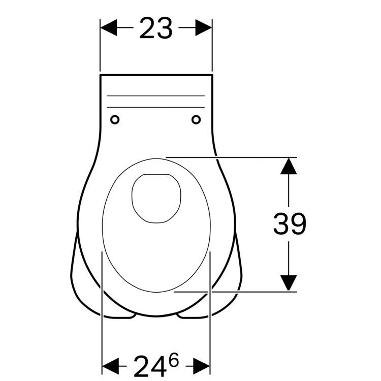 Унитаз Geberit Bambini напольный для детей 6л, горизонтальный выпуск, дизайн в виде львиной лапы [212000000]
