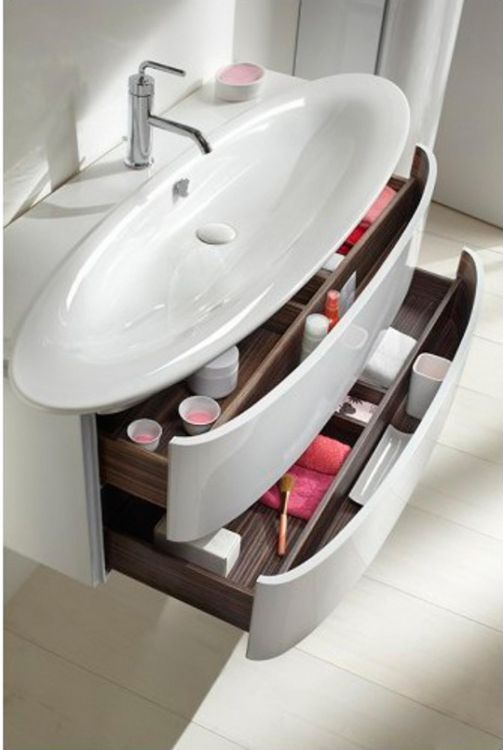 Тумба подвесная Presquile, цвет белый бриллиант, лак, 50 см, [EB1102-G1C]