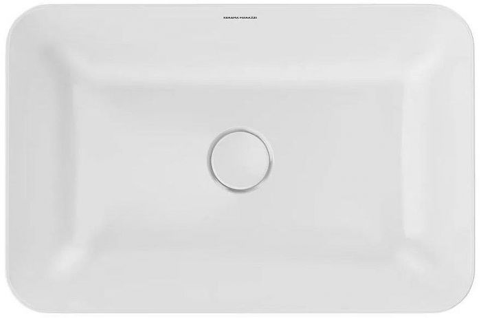 Раковина-чаша Kerama Marazzi Plaza 55 PLR.wb.55q Белая глянцевая