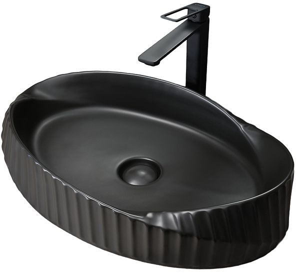 Раковина-чаша Gid Creativo Bm888 60 53358 цвет Черный матовый