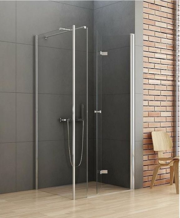 Душевой уголок New Trendy New Soleo Chrome 110x120 R K-0630 профиль Хром стекло прозрачное