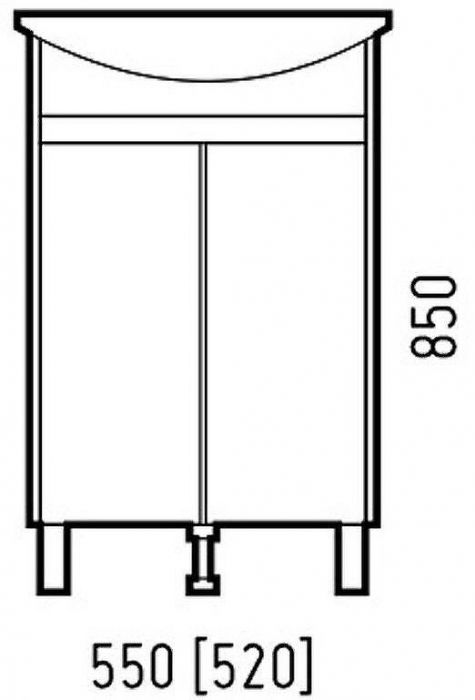 Тумба под раковину Corozo Орегон 55 SD-00001444 Пайн