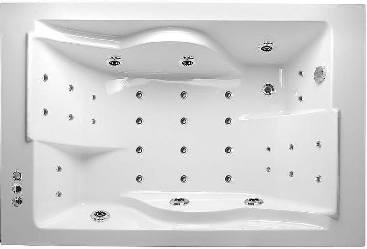 Акриловая ванна Vayer Coral 180x120 Гл000006812 без гидромассажа