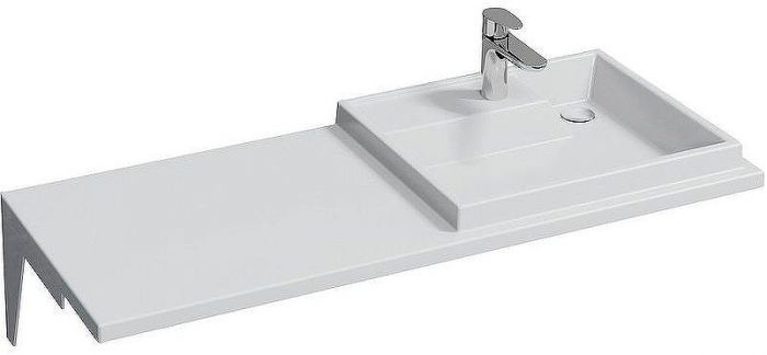 Раковина СанТа Юпитер 120 R 900125 на стиральную машину Белая