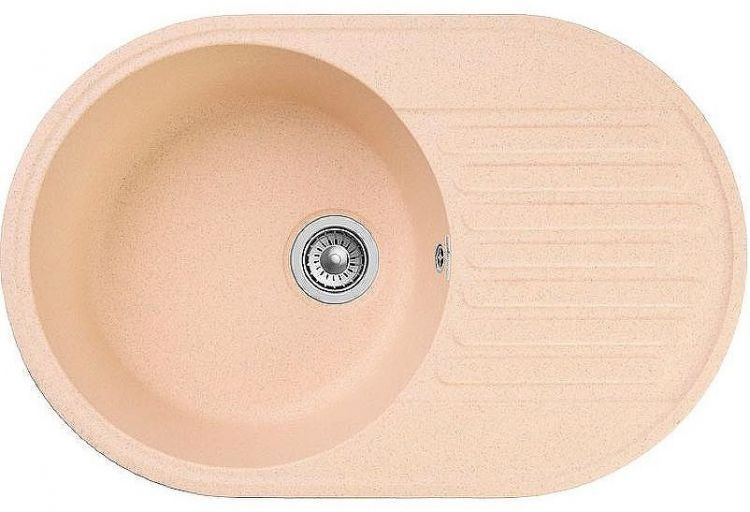 Кухонная мойка GranFest Quarz GF-Z18 Бежевая Кухонная мойка GranFest Quarz GF-Z18 Бежевая