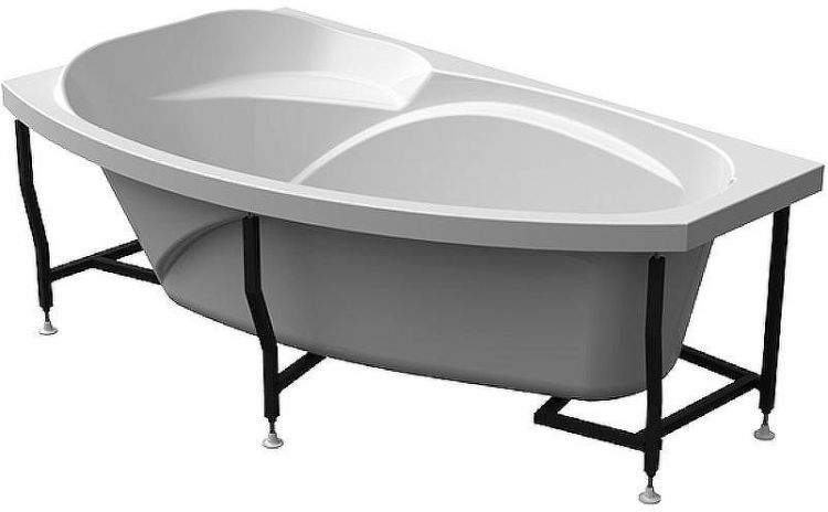 Акриловая ванна Radomir Vannesa София 169х99 L 2-75-2-1-0-223 с гидромассажем Классик Хром