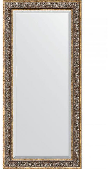 Зеркало Evoform Exclusive 169х79 BY 3604 с фацетом в багетной раме - Вензель бронзовый 101