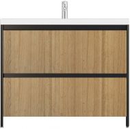 Тумба под раковину Velvex Klaufs 100 tnKLA.100.2Y.NEW-617.217 Шатанэ Черная