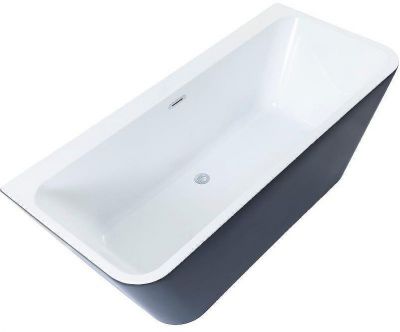 Акриловая ванна Aquanet Family Perfect 13775-MW-MB 170x75 293081 Черная матовая без гидромассажа