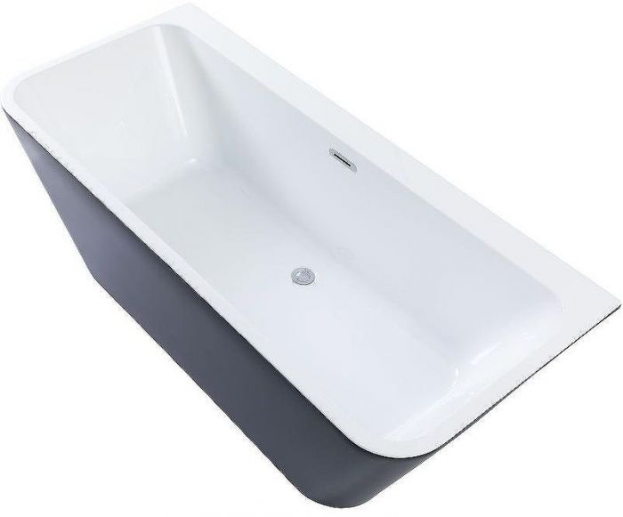 Акриловая ванна Aquanet Family Perfect 13775-MW-MB 170x75 293081 Черная матовая без гидромассажа