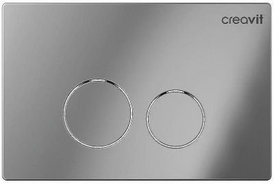 Клавиша смыва Creavit Terra GP9004.00 Хром глянц