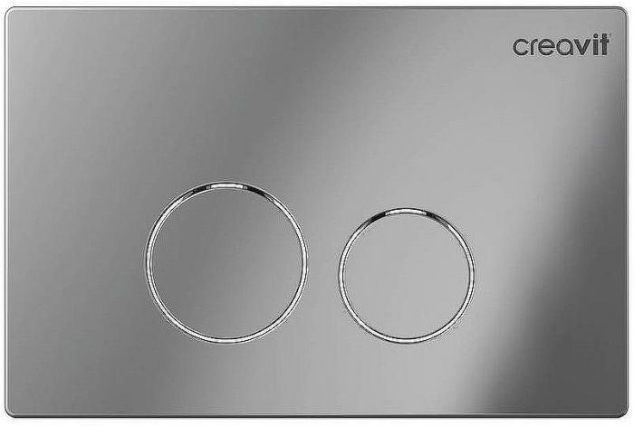 Клавиша смыва Creavit Terra GP9004.00 Хром глянц