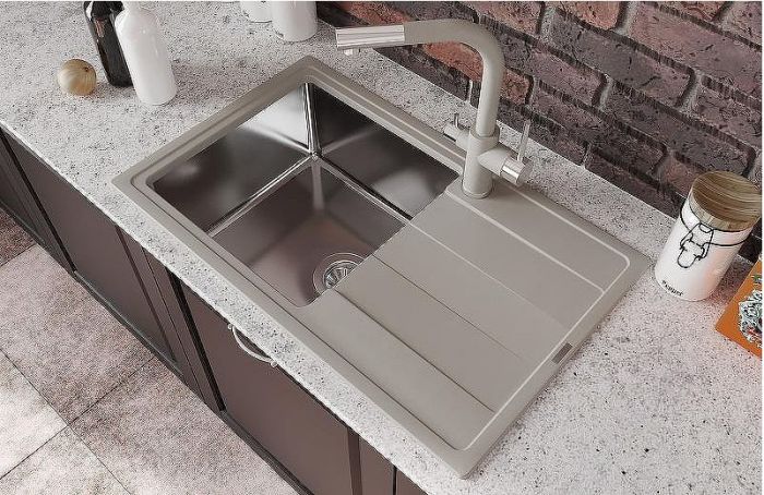 Кухонная мойка Florentina Комби-780 21.395.D0780.107 Песочная