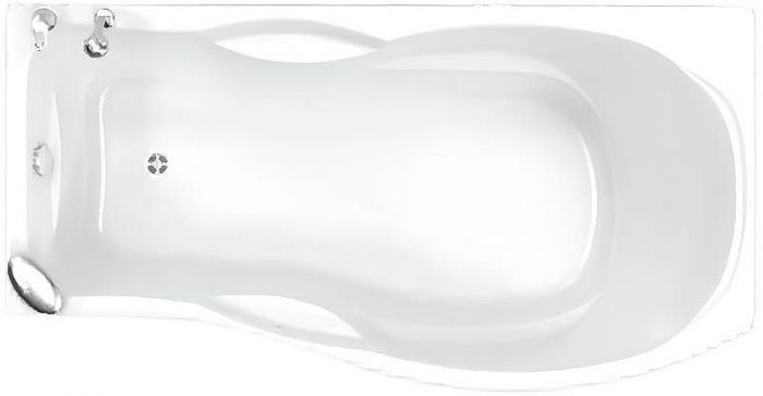 Акриловая ванна BellSan Милен 170x90 L 4627171532459 с гидромассажем