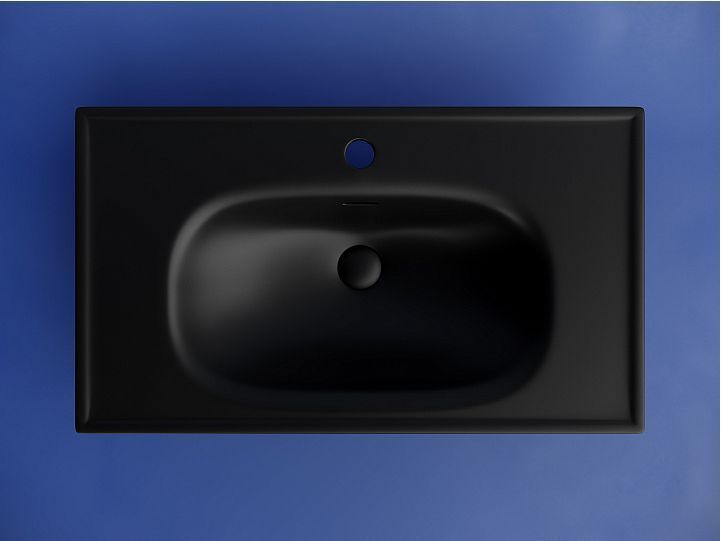 Раковина накладная CERAMICANOVA Sabo с отверстием под смеситель черный матовый CN13002MB Раковина накладная CERAMICANOVA Sabo с отверстием под смеситель черный матовый CN13002MB