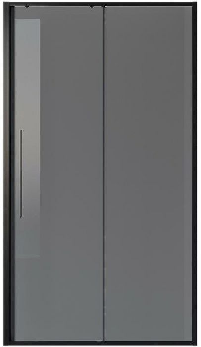 Душевая дверь Niagara Nova 130 NG-85-13TB профиль Черный матовый стекло тонированное