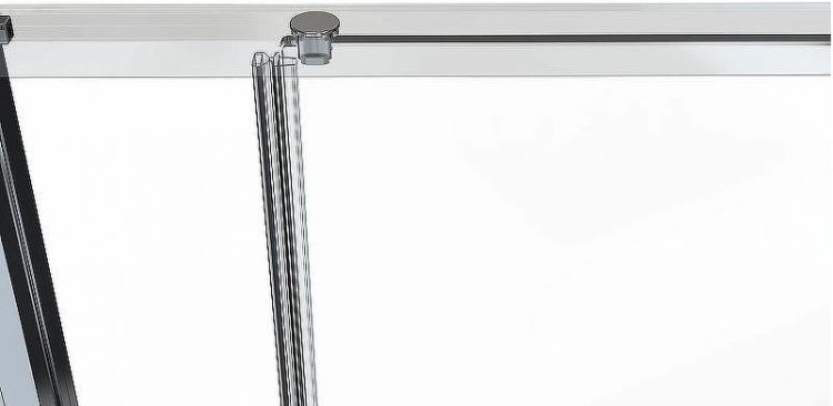 Душевая дверь Allen Brau Fantasy 120 3.11006.00 профиль Хром стекло прозрачное