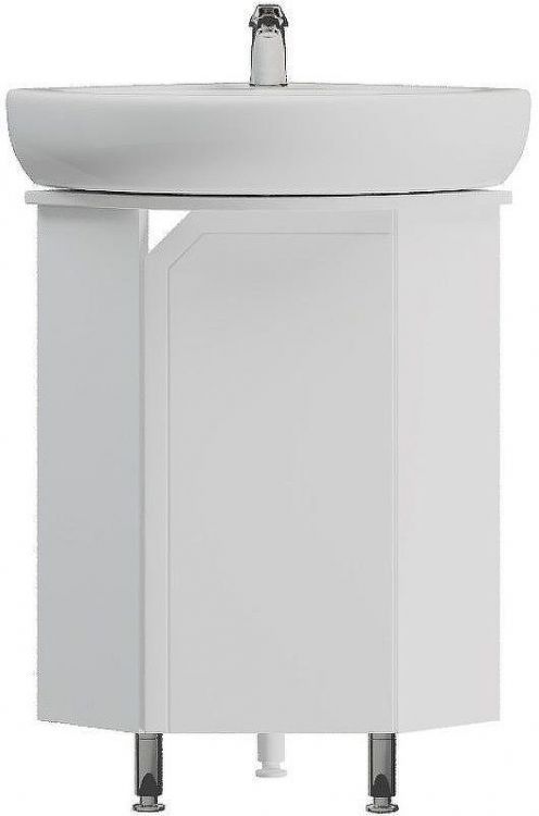 Тумба под раковину Corozo Сириус 40 SD-00001645 угловая Белая