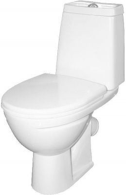 Унитаз компакт Sanita Марс WC.CC/Mars/2-DM.Rim/WHT.G/S1 с бачком и сиденьем Микролифт