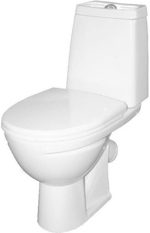 Унитаз компакт Sanita Марс WC.CC/Mars/2-DM.Rim/WHT.G/S1 с бачком и сиденьем Микролифт