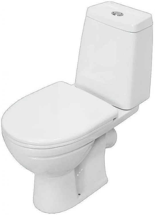 Унитаз компакт Sanita Марс WC.CC/Mars/2-DM.Rim/WHT.G/S1 с бачком и сиденьем Микролифт