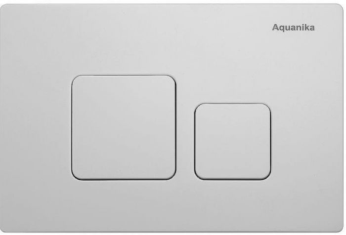 Клавиша смыва Aquanika Basic B-type 01.02.22 Белая