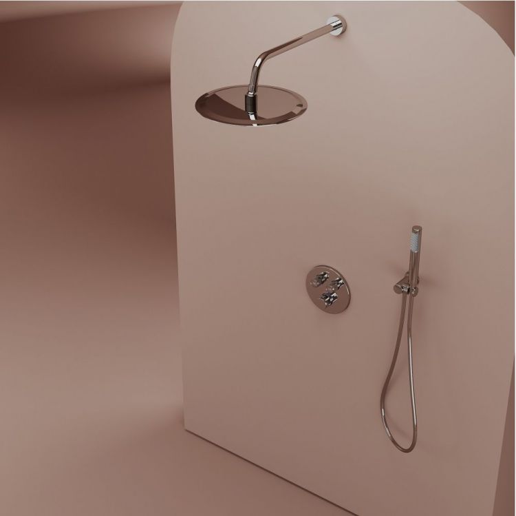 Душевой комплект SANCOS Link встраиваемый, c термостатическим смесителем, цвет хром, SC3005CH Душевой комплект SANCOS Link встраиваемый, c термостатическим смесителем, цвет хром, SC3005CH