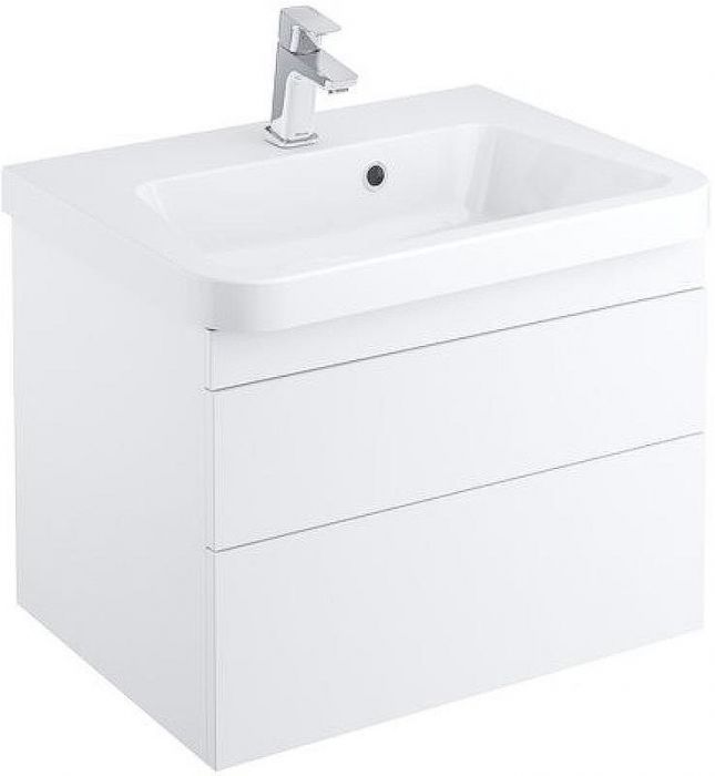 Тумба под раковину Ravak SD 10° II 65 X000001286 подвесная Белая глянцевая