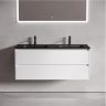 Тумба подвесная SANCOS под раковину Libra белый глянец, 1190х450х500, LB120-2W Тумба подвесная SANCOS под раковину Libra белый глянец, 1190х450х500, LB120-2W