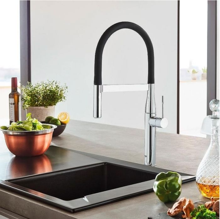 Смеситель для кухни Grohe Essence New 30294000 Хром Черный