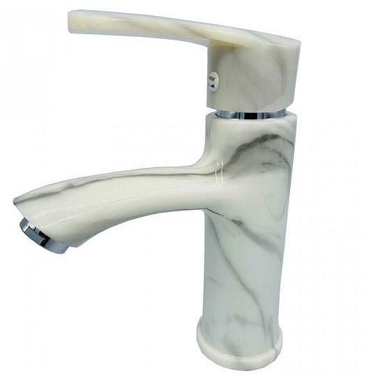 Смеситель для раковины Plstart PL1003-26 цвет Хром Мрамор