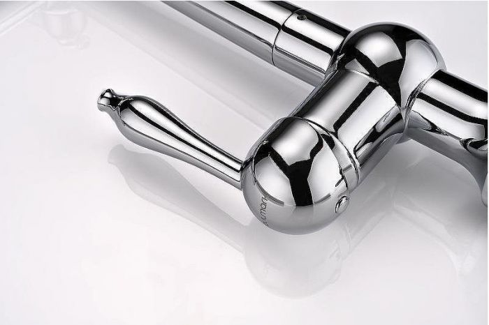 Смеситель для кухни Paulmark Retro Re213226-CR Хром