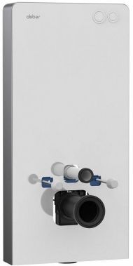 Инсталляция Abber AC0107MW для унитаза с клавишей смыва Белый