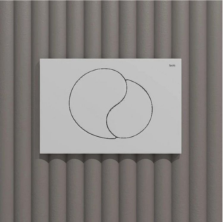 Клавиша смыва Iddis Unifix UNI02MWi77 Белая