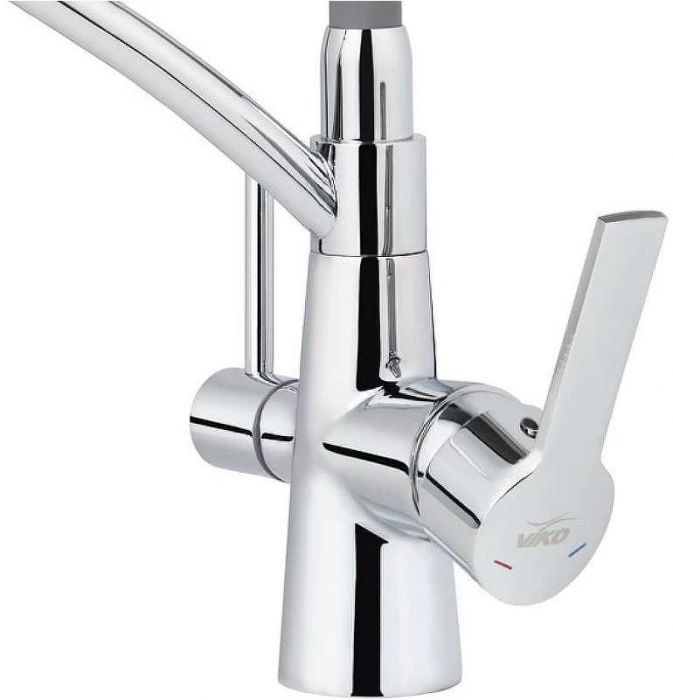 Смеситель для кухни Viko V-5524 Хром Серый