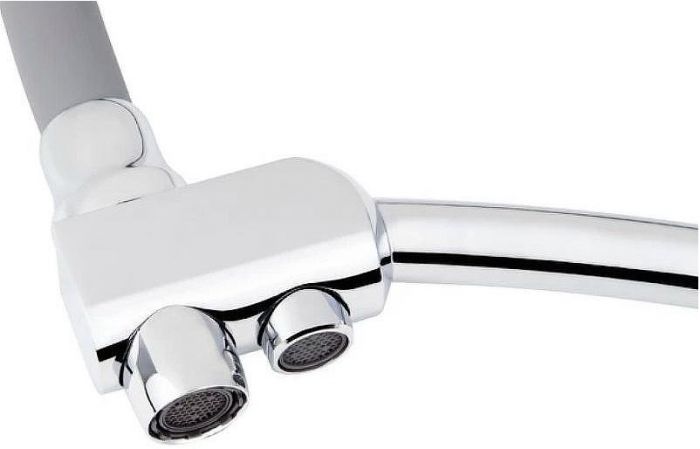 Смеситель для кухни Viko V-5524 Хром Серый