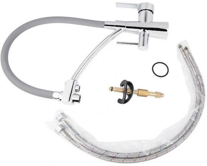 Смеситель для кухни Viko V-5524 Хром Серый