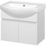Тумба с раковиной Misty Монро 65 УТ000023885 подвесная Белая