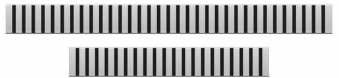 Душевой лоток PlastBrno Design 3 75 SZA3750 с решеткой Хром