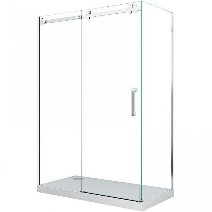 Душевой уголок Ceruttispa Ceza's 120x90 7741 профиль Хром стекло прозрачное