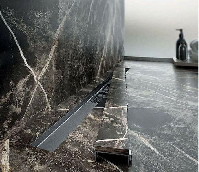 Душевой лоток Alcaplast Marble APZ15S-950 с решеткой под плитку