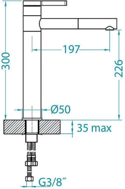 Смеситель для кухни Alveus Zina Monarch Copper 1136510 Черный Медь Смеситель для кухни Alveus Zina Monarch Copper 1136510 Черный Медь