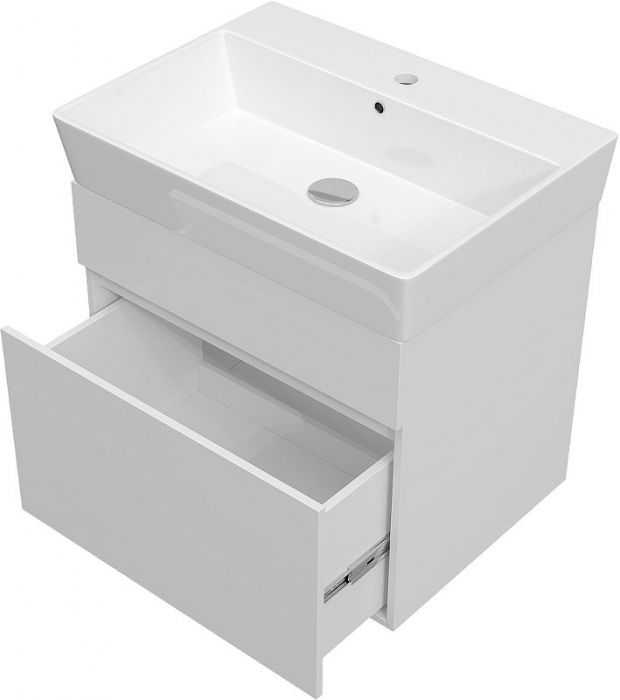 Тумба под раковину DIWO Тольятти 60 TL3009T подвесная цвет Белый