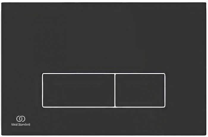 Комплект унитаза с инсталляцией Ideal Standard Tesi Rimless TT00003/121A6 с сиденьем Микролифт и Черной матовой клавишей смыва